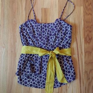 Polka Dot Peplum Top